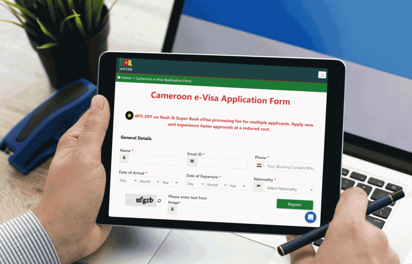 Cameroon E Visa FORM